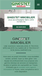 Mobile Screenshot of ginestetimmo.com